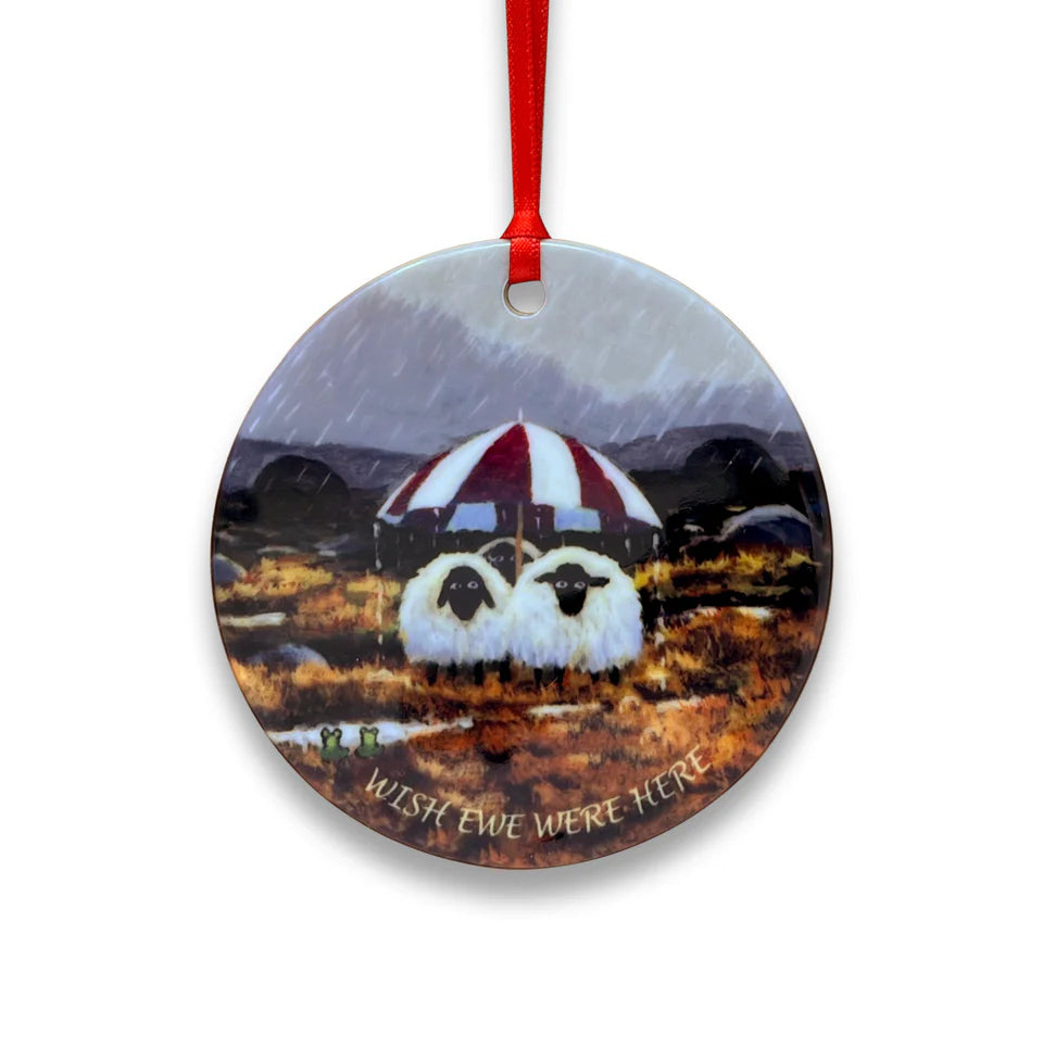 Thomas Joseph Wish Ewe Were Here Decorative Hanging Disk