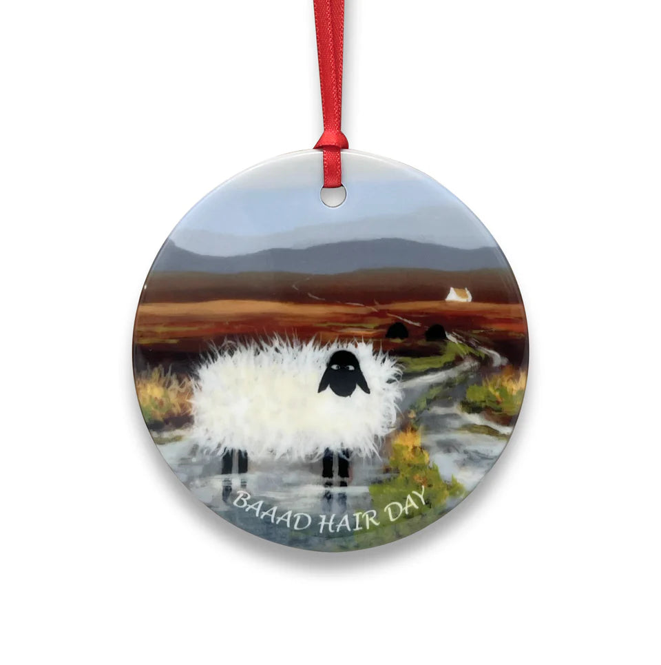 Thomas Joseph Baaad Hair Day Decorative Hanging Disk