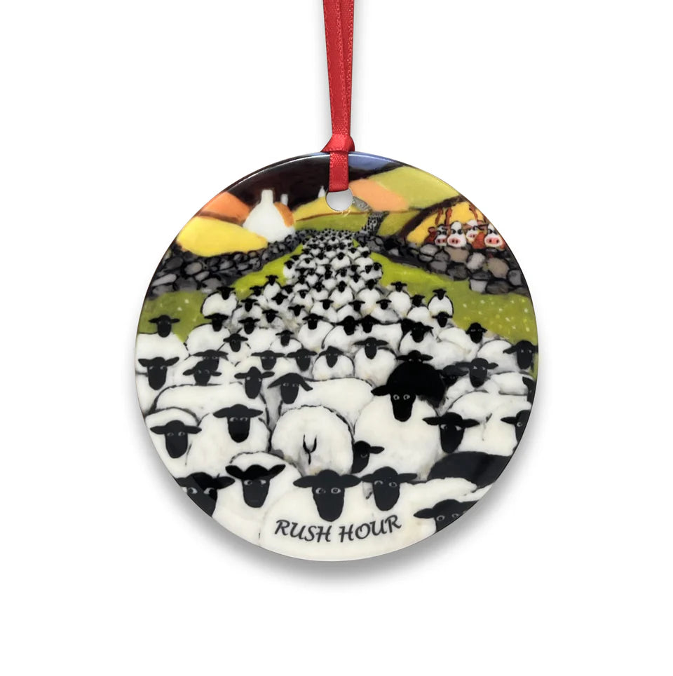 Thomas Joseph Rush Hour Decorative Hanging Disk