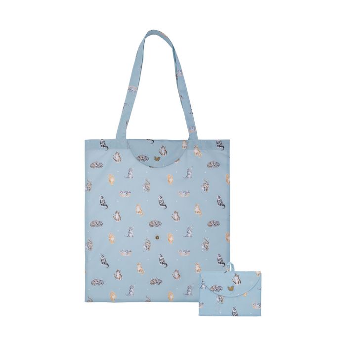 Wrendale ‘Feline Friends’ Foldable Shopping  Bag