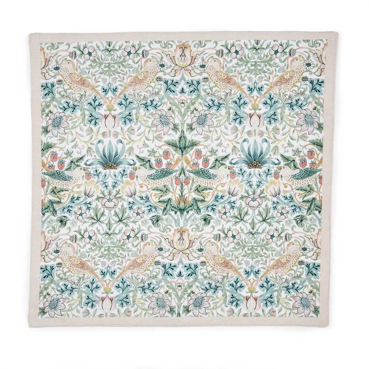 Spode Morris & Co. Strawberry Thief Set of 2 Napkins