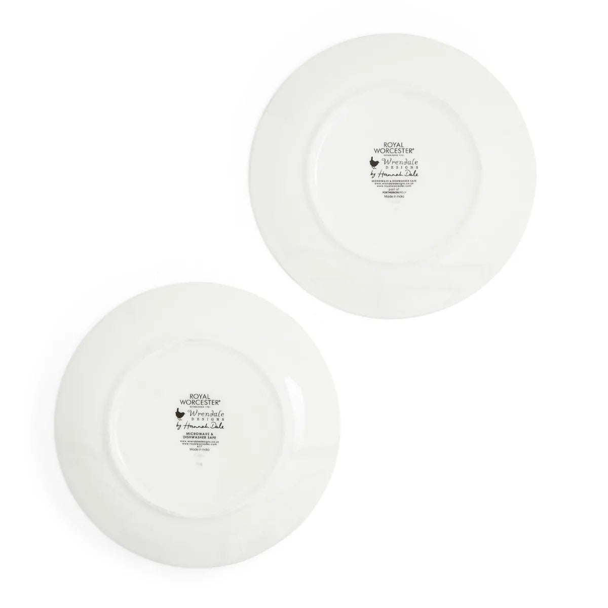 Wrendale Coupe Plate Set Of 2 Bunny & Duck