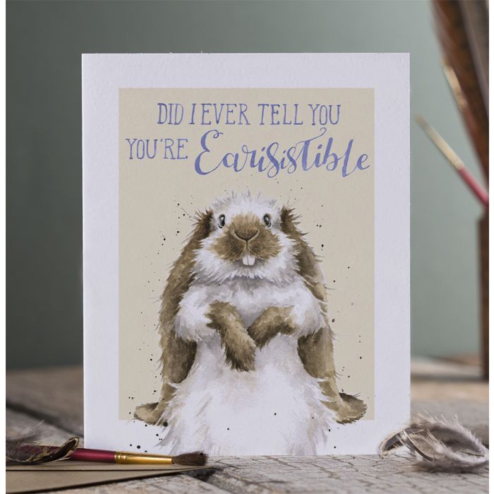 Wrendale ‘Earisistible’ Rabbit Card