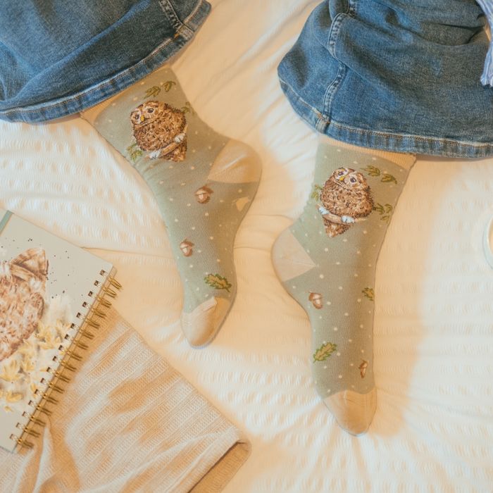 Wrendale ‘Treetops Owl’ Woman’s Socks