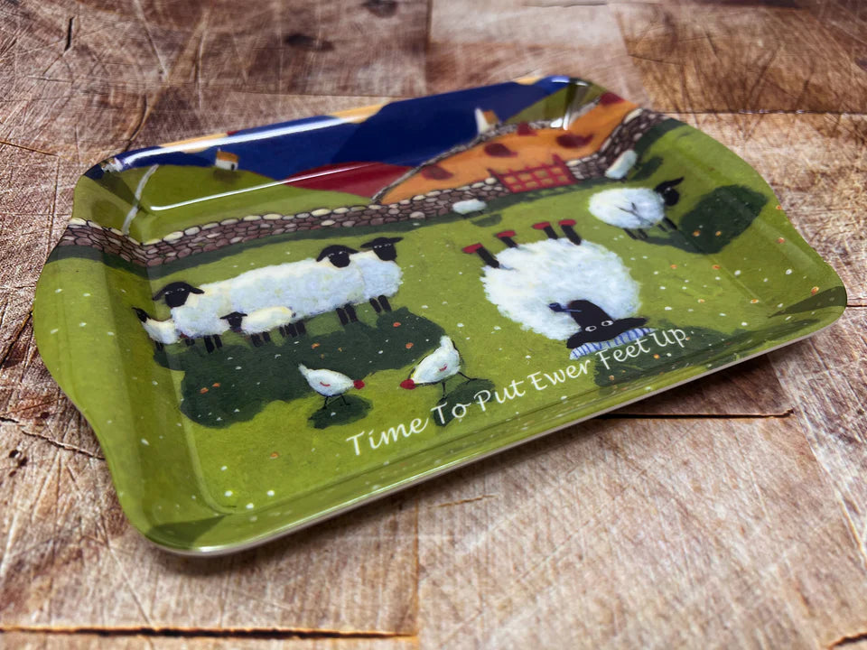 Thomas Joseph ‘Time To Put Ew’er Feet Up’ Scatter Tray