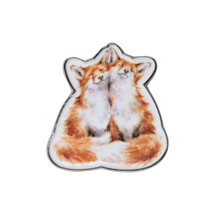 Wrendale ‘Contentment’ Fox Pin Badge