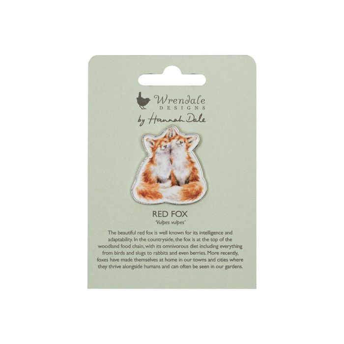 Wrendale ‘Contentment’ Fox Pin Badge