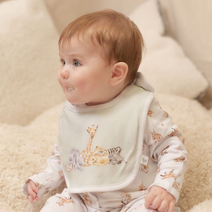 Wrendale 'Little Savannah' African Animal Bib Gift Set