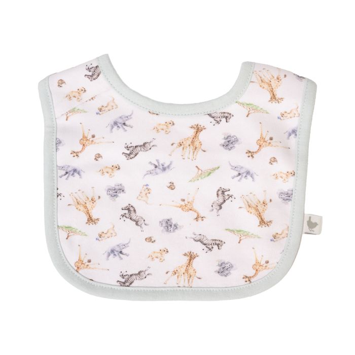 Wrendale 'Little Savannah' African Animal Bib Gift Set
