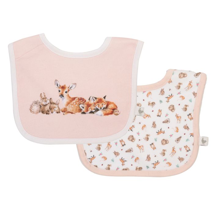 Wrendale 'Little Forest' Woodland Animal Bib Gift Set