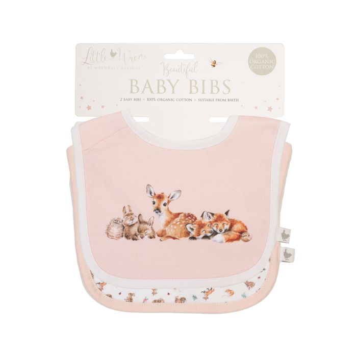 Wrendale 'Little Forest' Woodland Animal Bib Gift Set