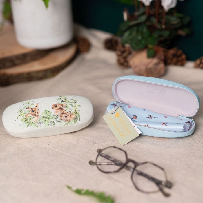 Wrendale 'Spring Hares' Hare Glasses Case