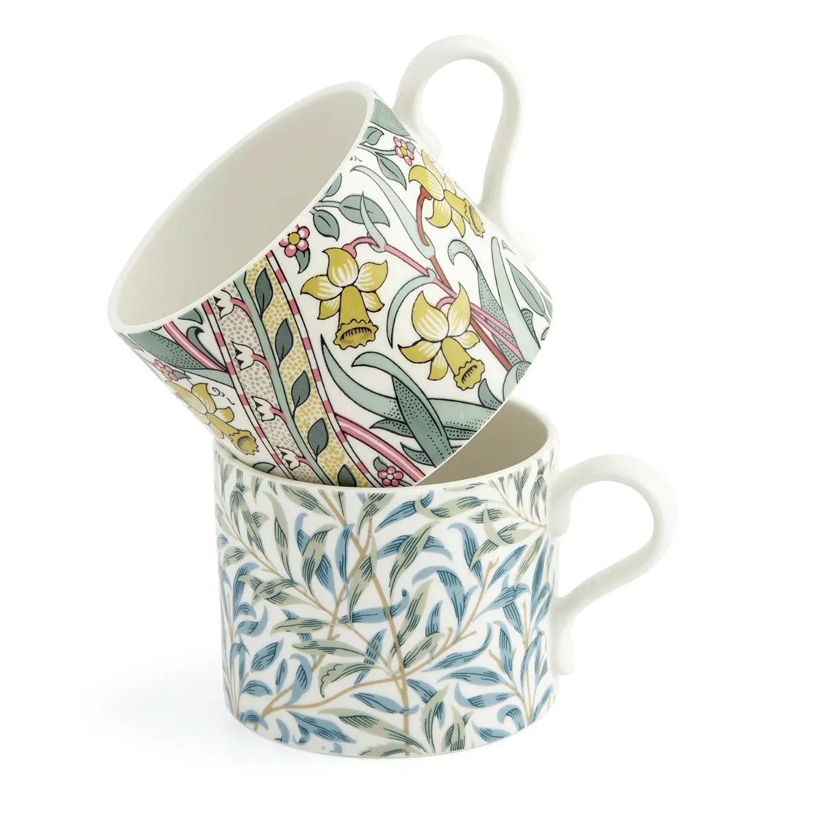 Morris & Co. Daffodil & Willow Bough Set of 2 Mugs