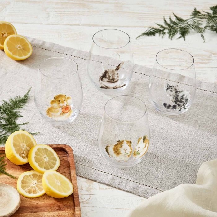 Wrendale Country Animal Tumbler Set Of 4