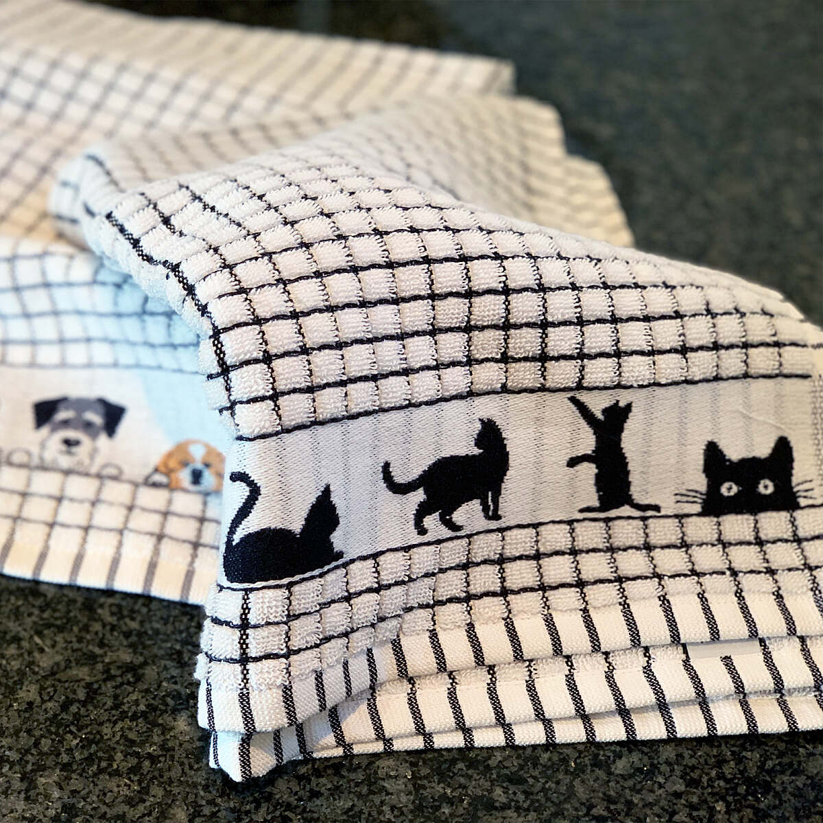 Samuel Lamont Cat Tea Towel Twin Set