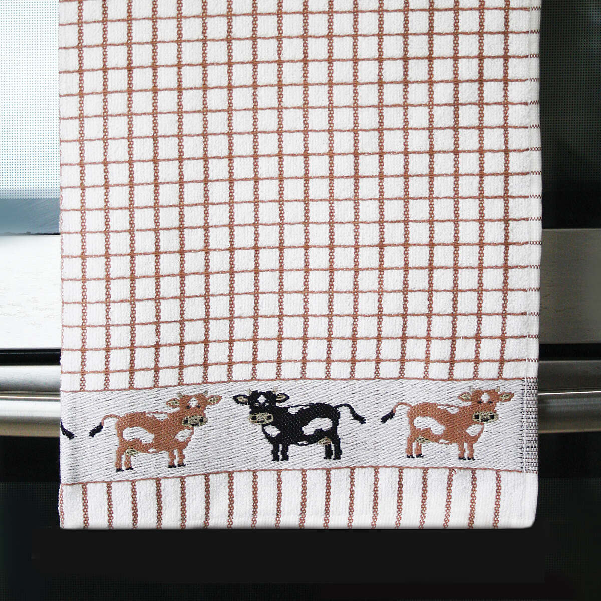 Samuel Lamont Brown Cow Set Of 2 Poli-dri