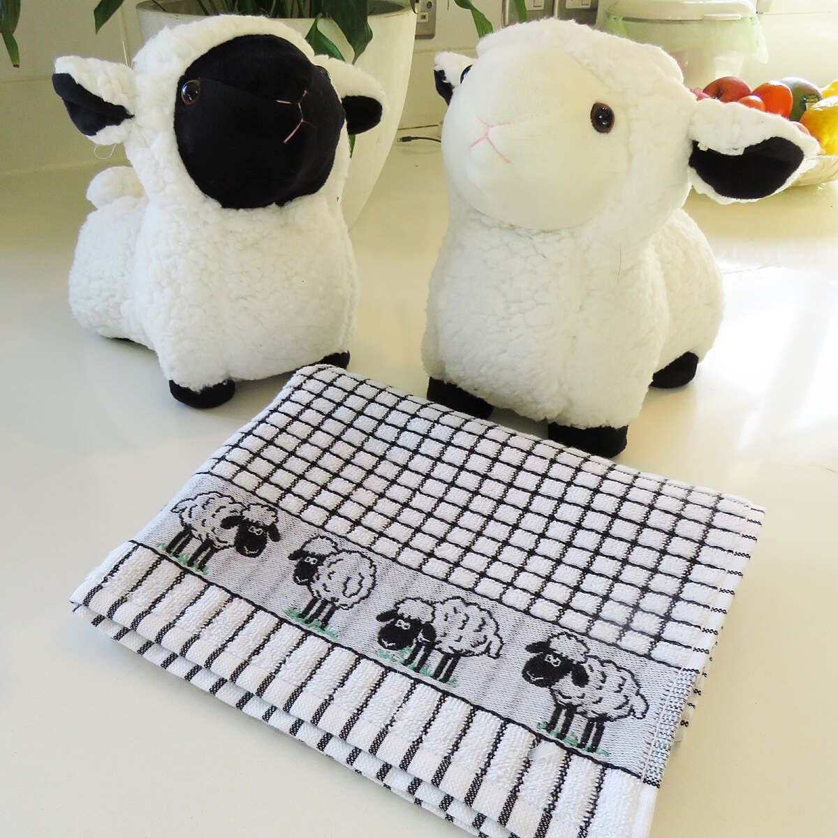 Samuel Lamont Black/Sheep Set Of 2 Poli-dri