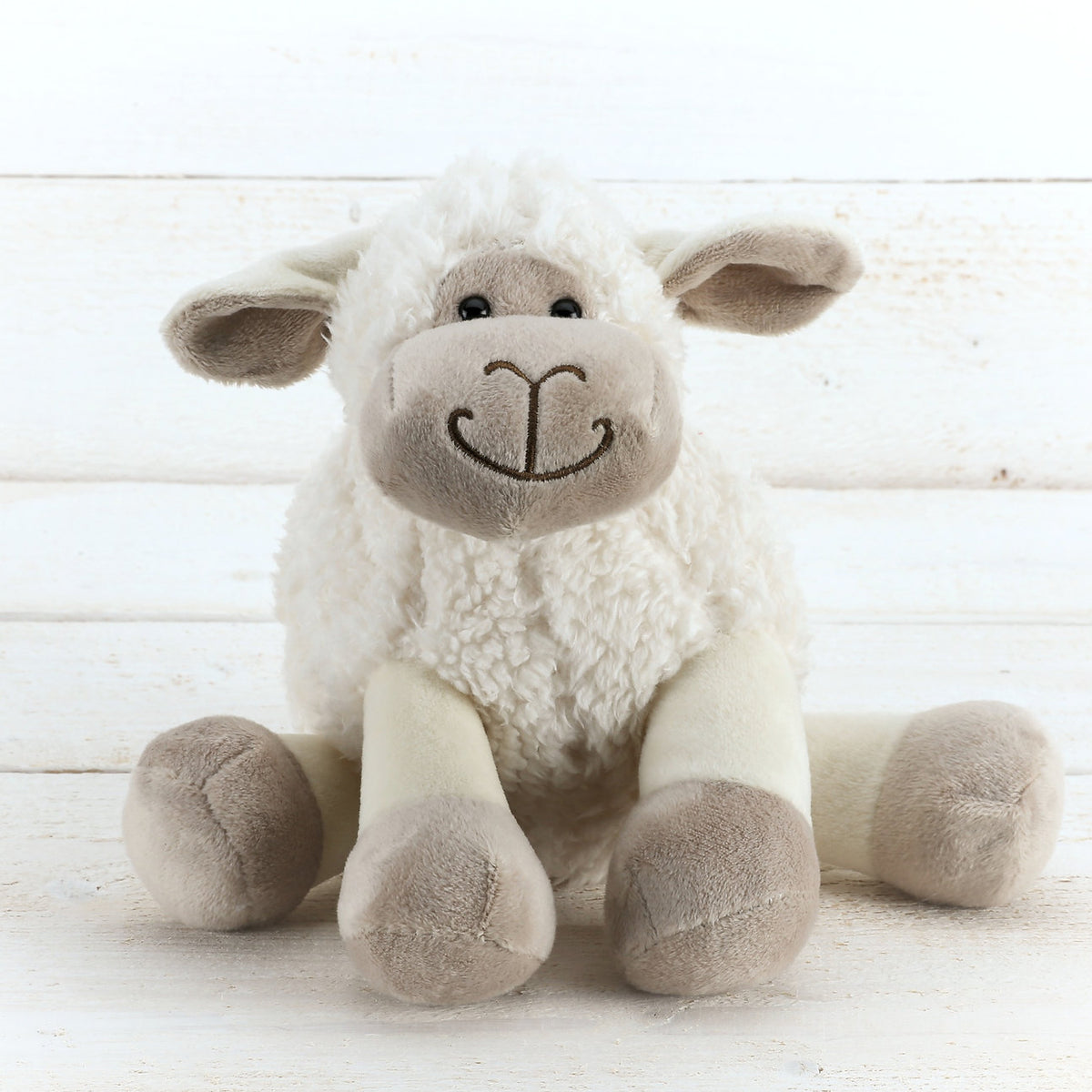 Jomanda Small White Sitting Sheep Plush Soft Toy