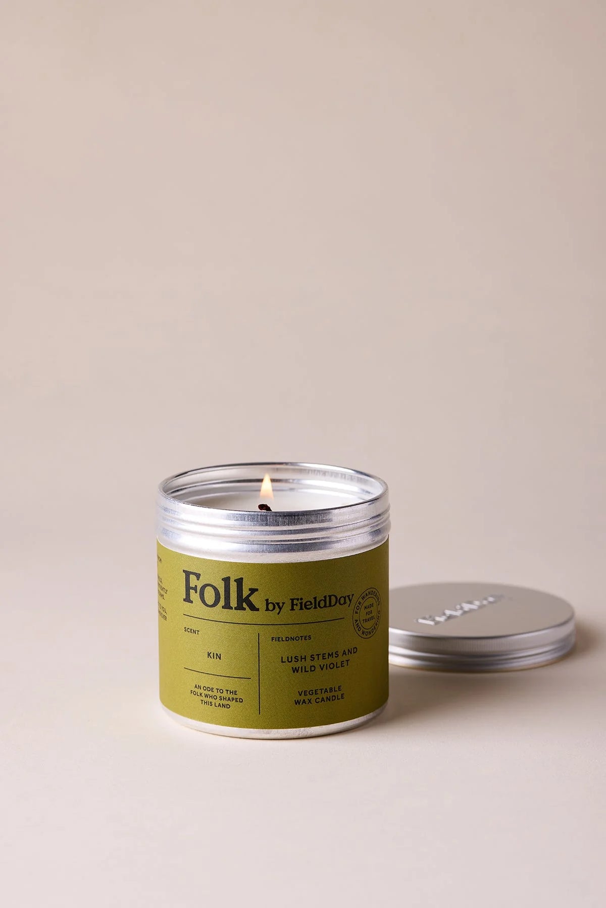 FieldDay Kin Folk Tin Candle