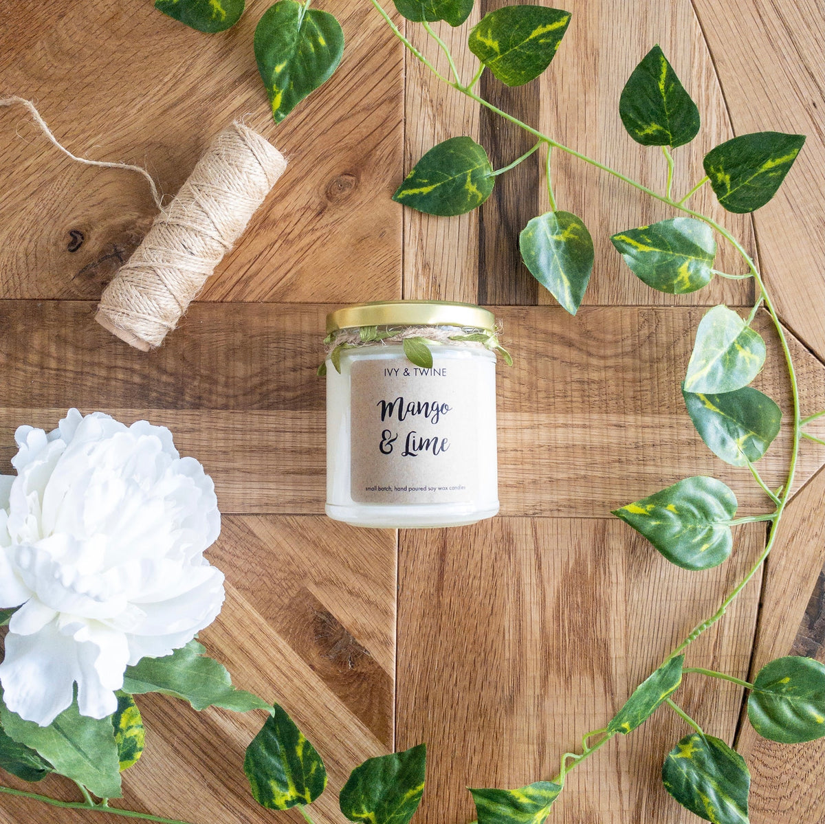 Ivy & Twine Mango & Lime 190g Candle