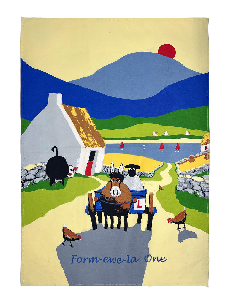 Thomas Joseph ‘Form-Ewe-La One’ Tea Towel