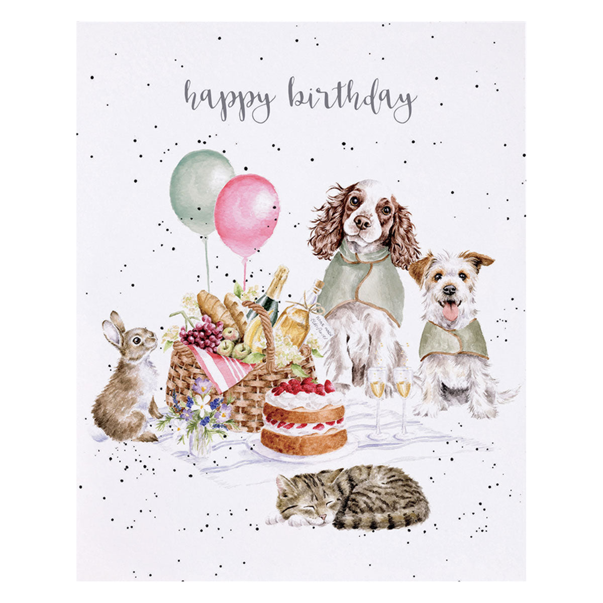 Wrendale ‘The Hoppy Picnic’ Birthday Card
