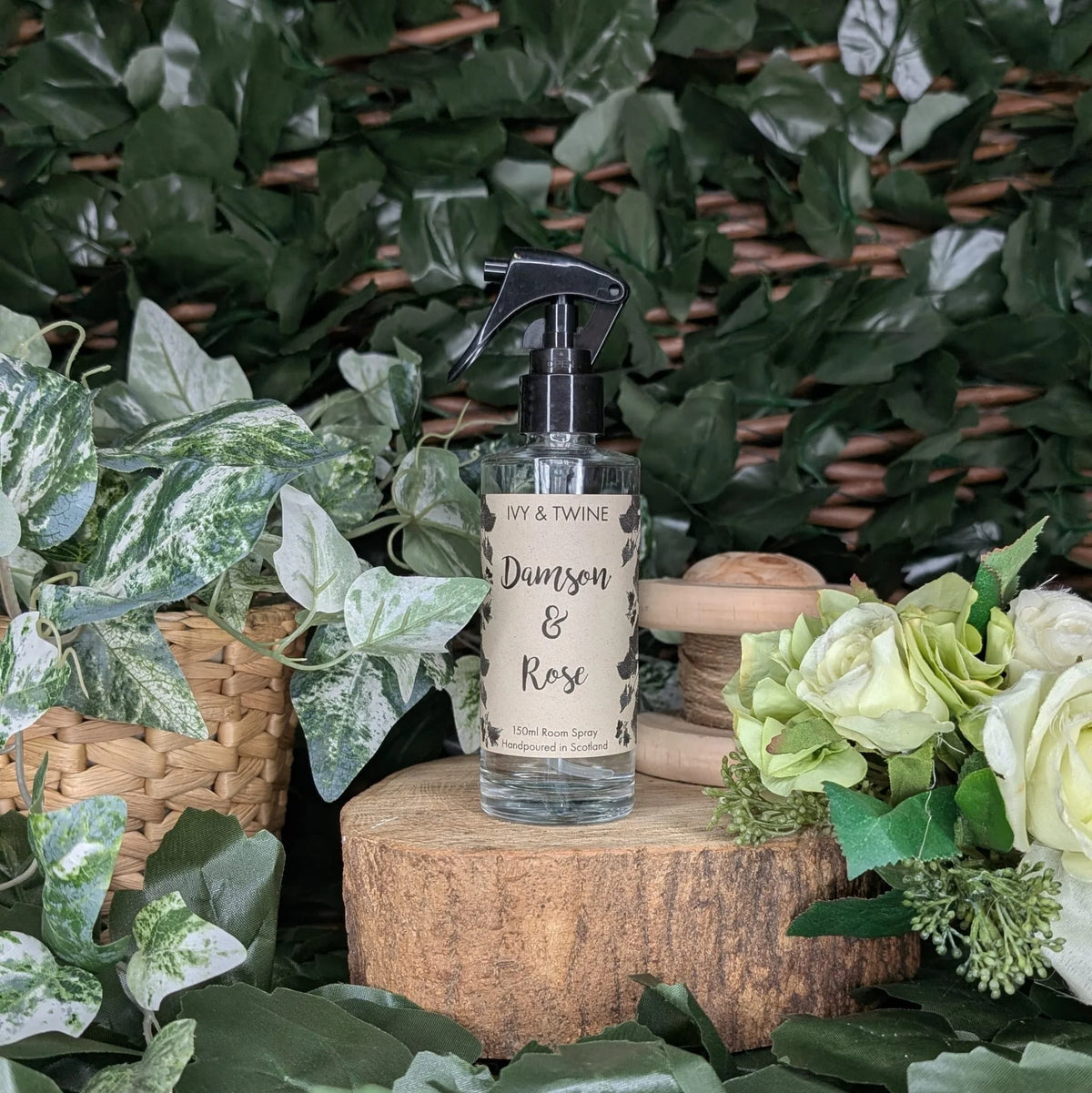 Ivy & Twine Damson & Rose 150ml Room Spray