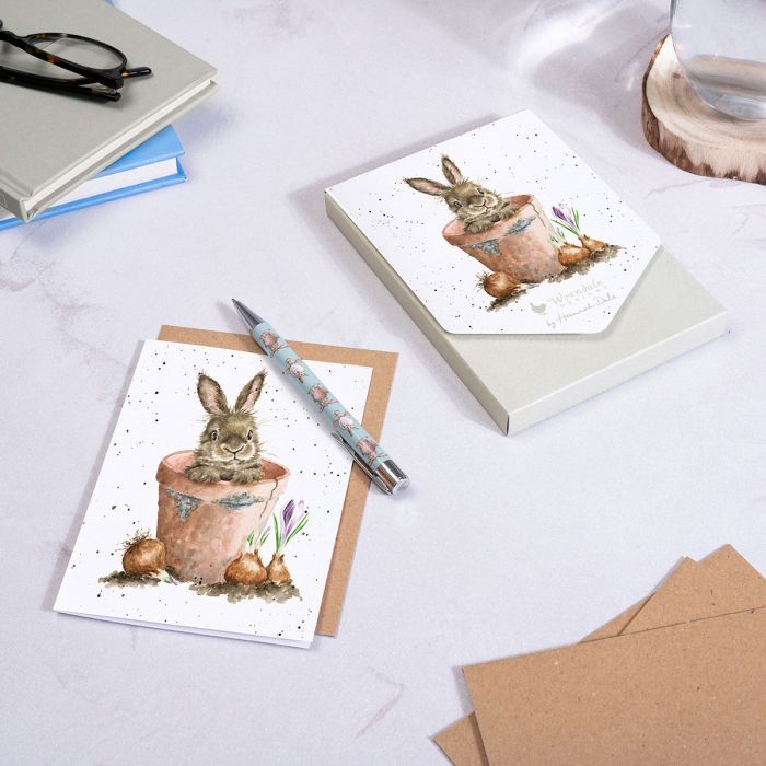 Wrendale ‘The Flower Pot’ Card 8 Pack