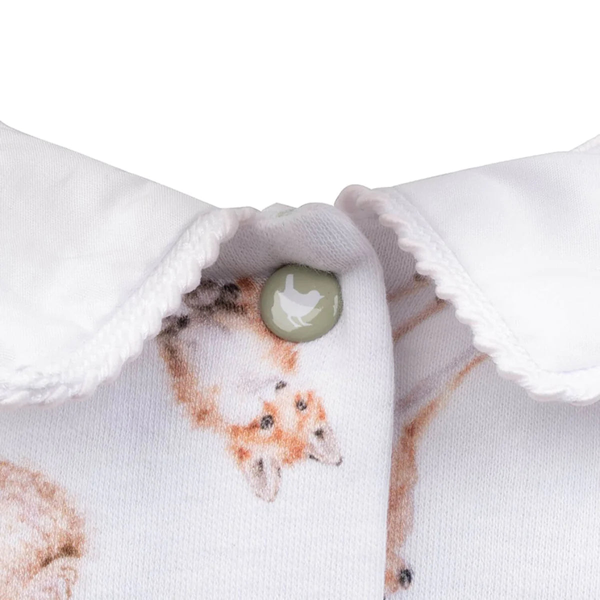 Wrendale Girls ‘Little Wren’ Forest Printed Babygrow