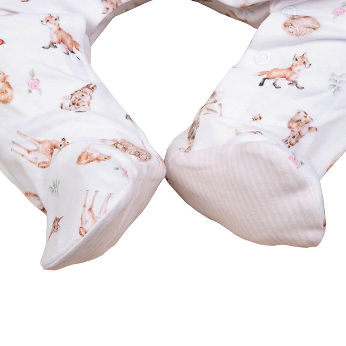 Wrendale Girls ‘Little Wren’ Forest Printed Babygrow