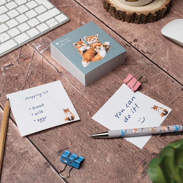 Wrendale ‘Snug As A Club’ Fox Sticky Notes