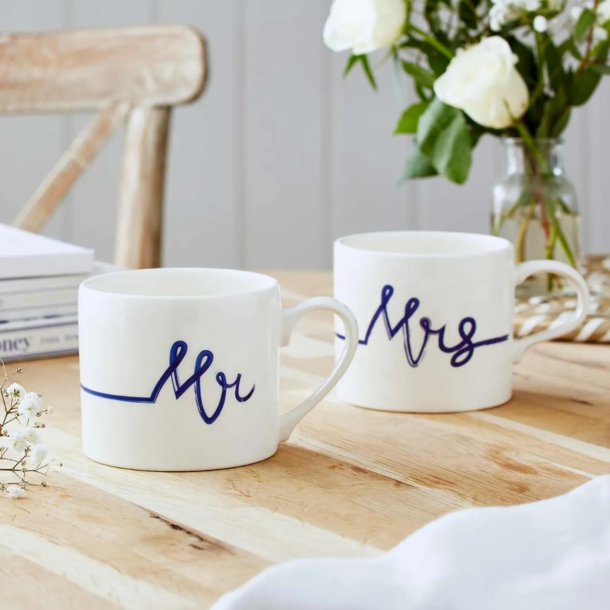 Portmeirion Mug Meirion Mr Mug, Blue & White