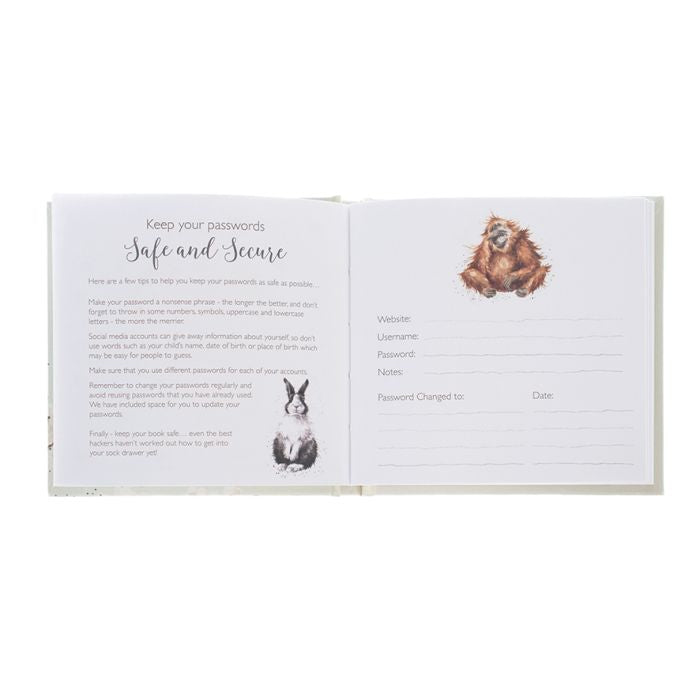 Wrendale ‘Hedgehog’ Password Book