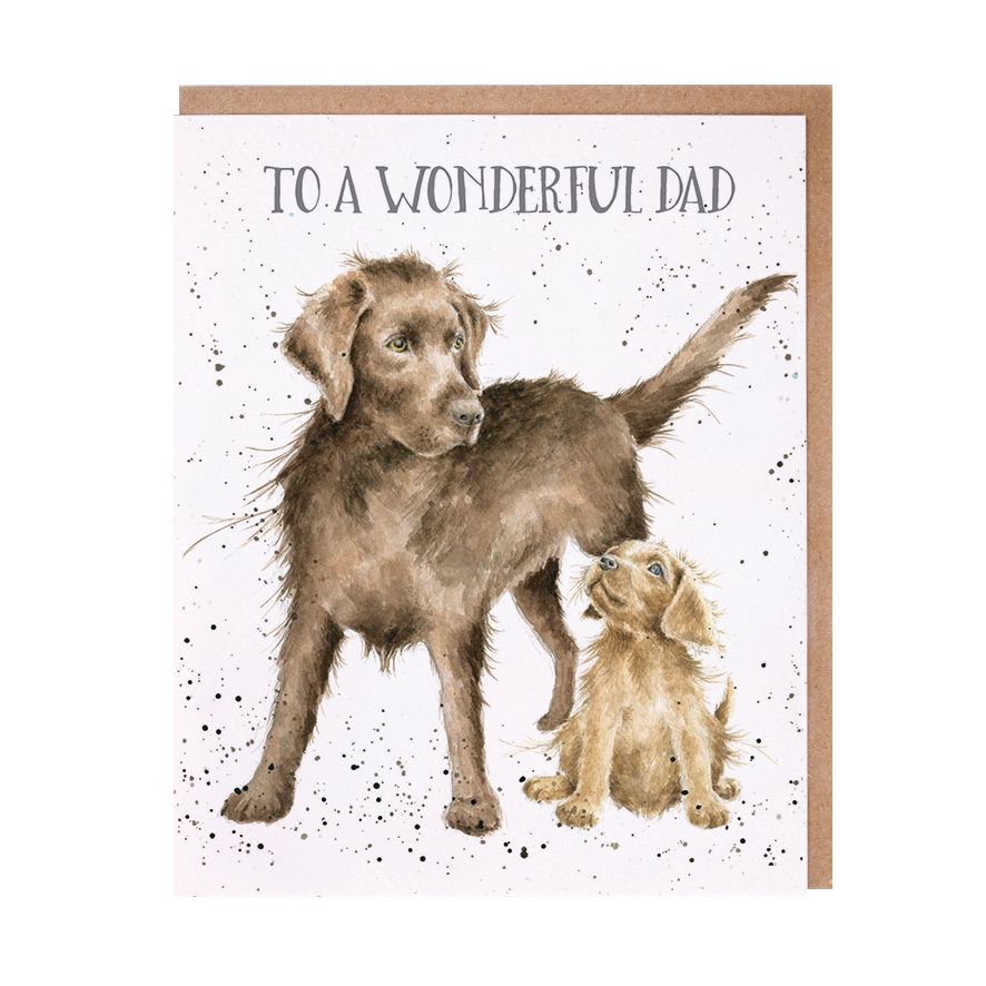 Wrendale To A Wonderful Dad Card