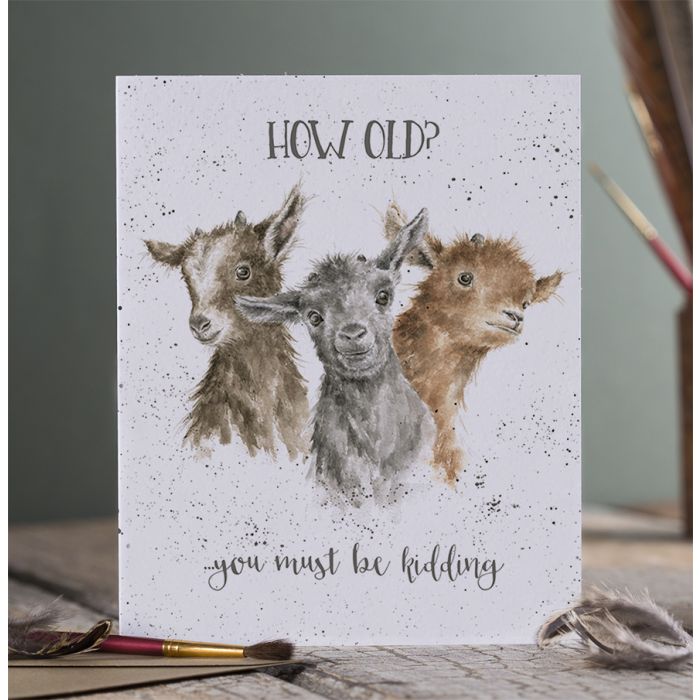 Wrendale ‘How Old?… You Must Be Kidding’ Card