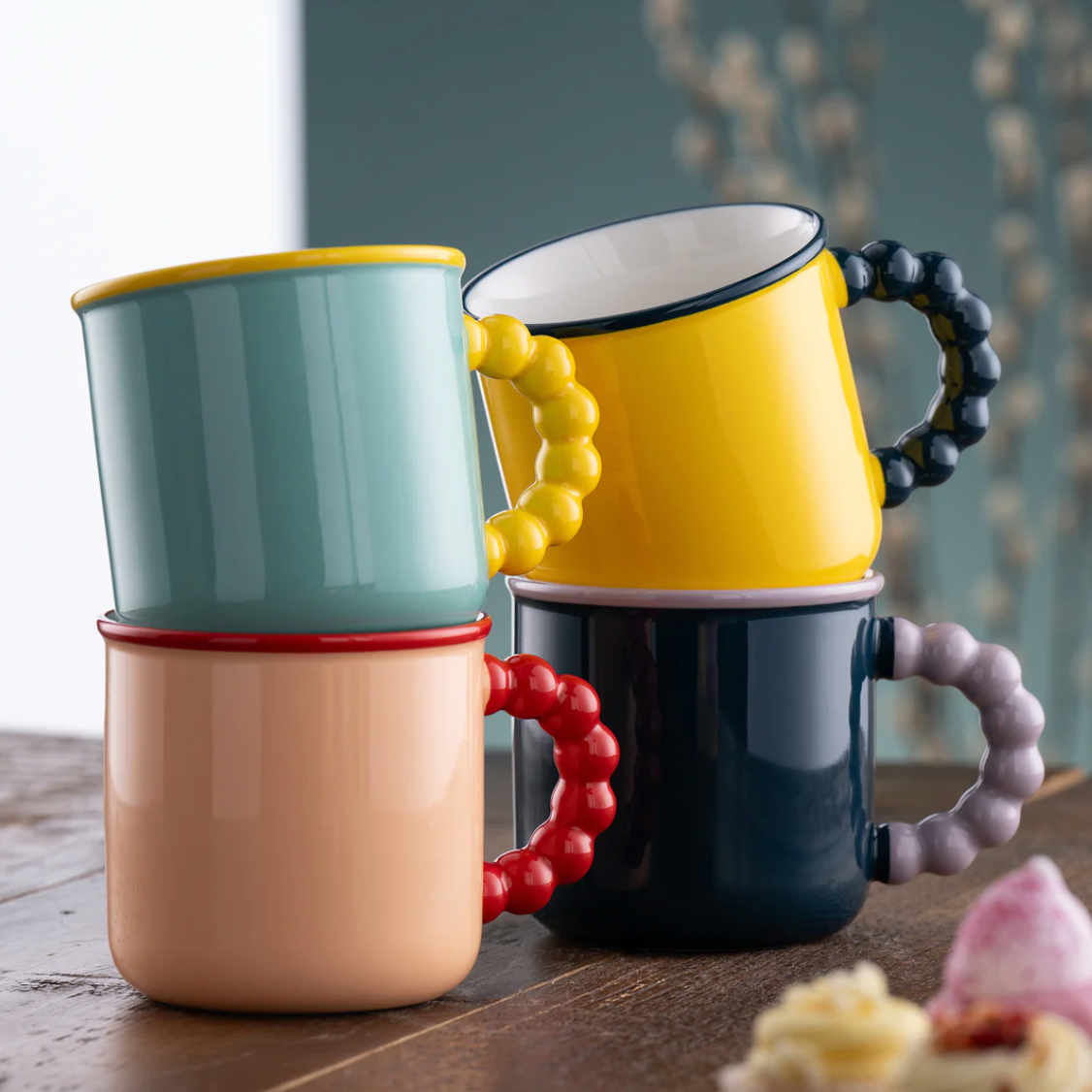 Belleek Living Bubble Mug Set Of 4