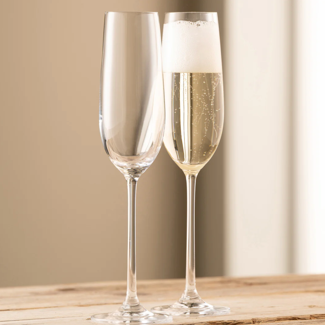Galway Crystal Solus Flute Pair