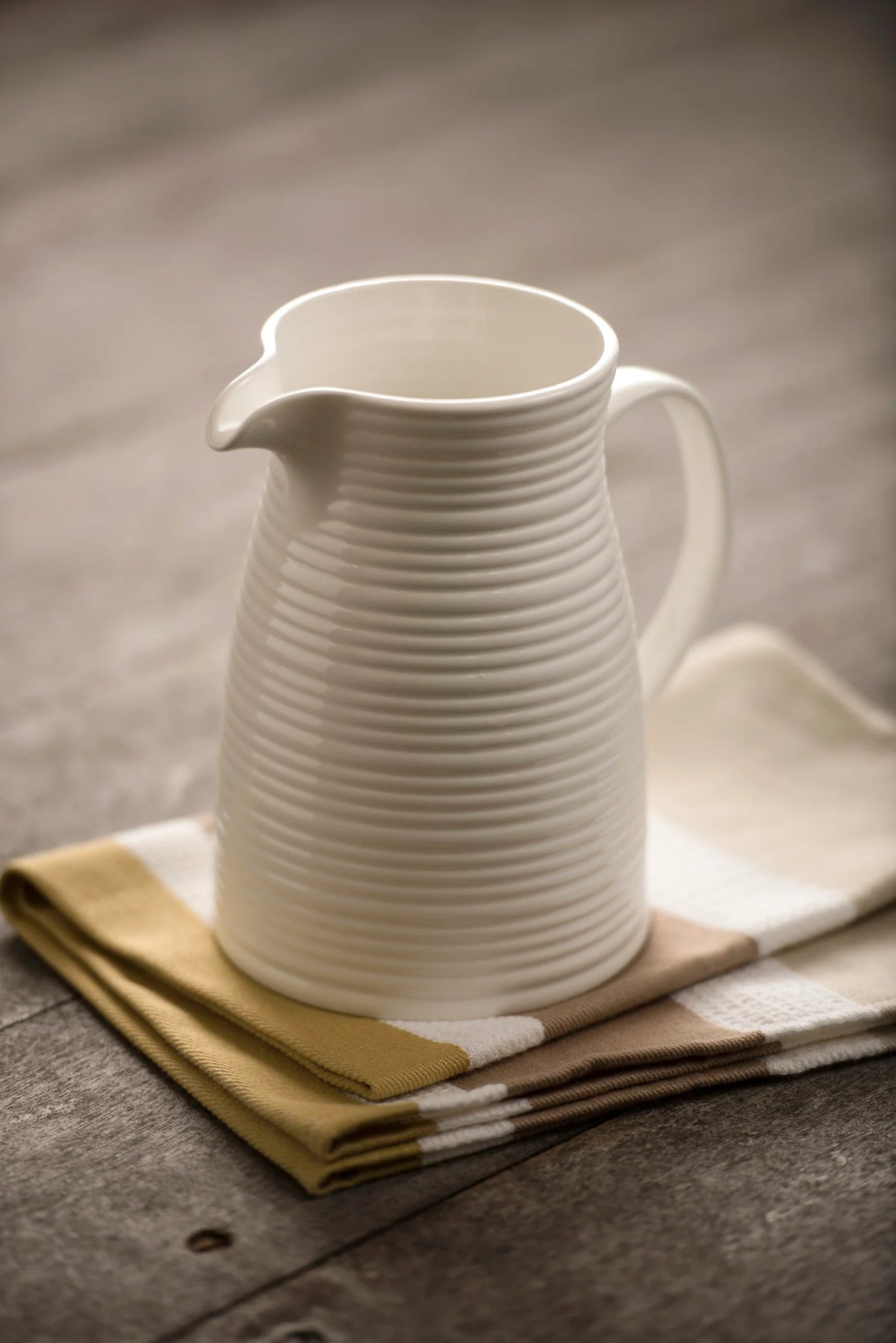 Belleek Living Ripple Jug