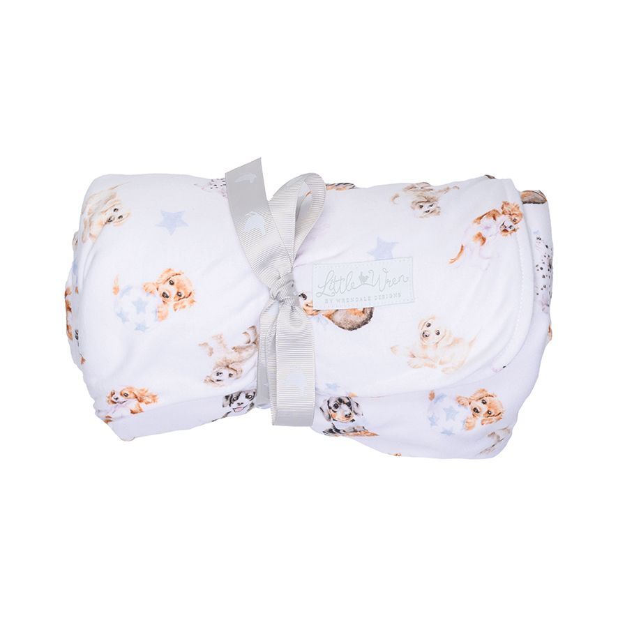 Wrendale 'Little Paws' Dog Baby Blanket