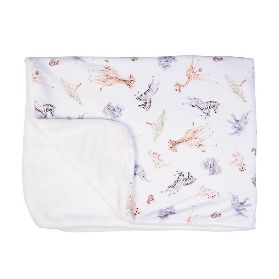Wrendale 'Little Savannah' African Animal Baby Blanket