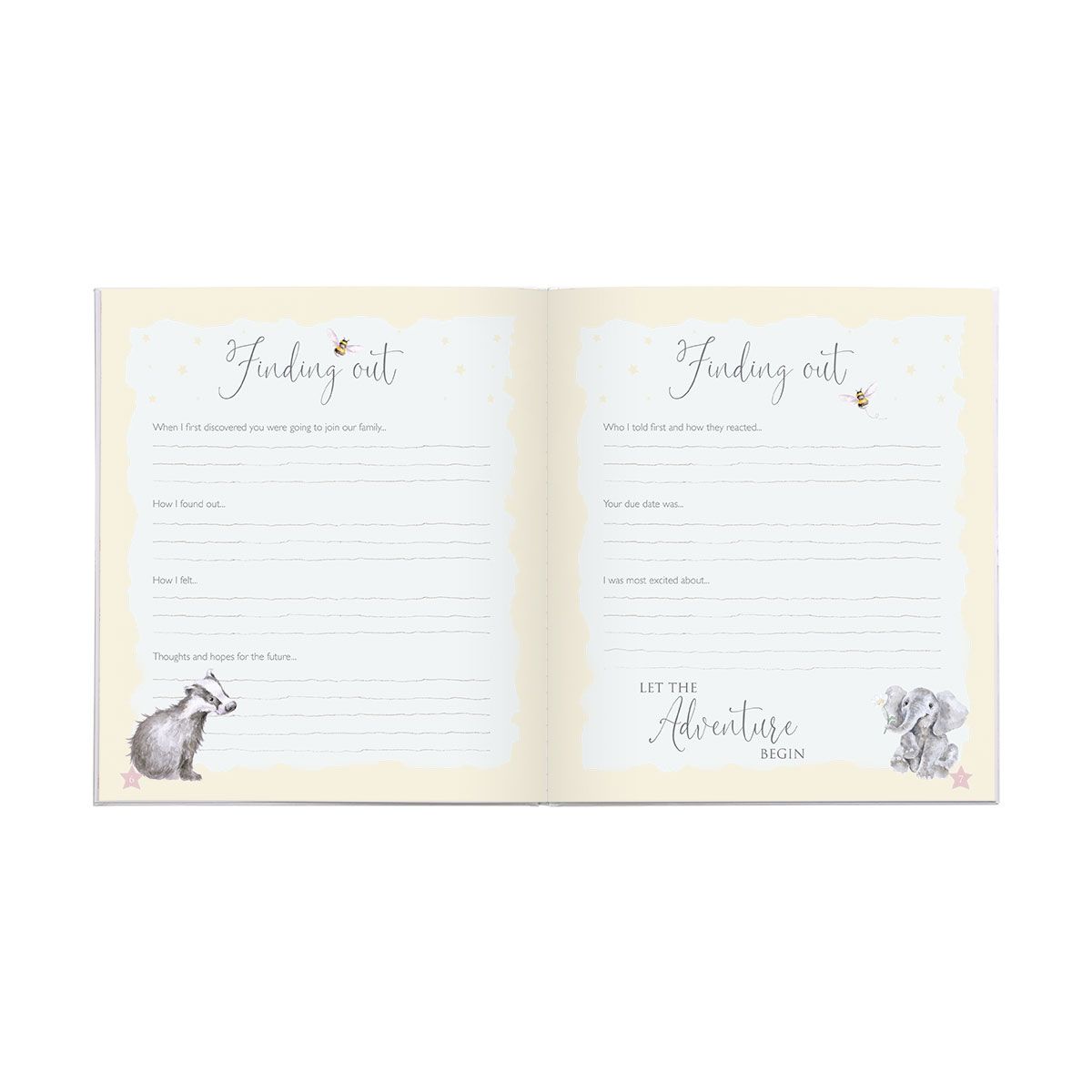 Wrendale 'Little Wren' Baby Record Book