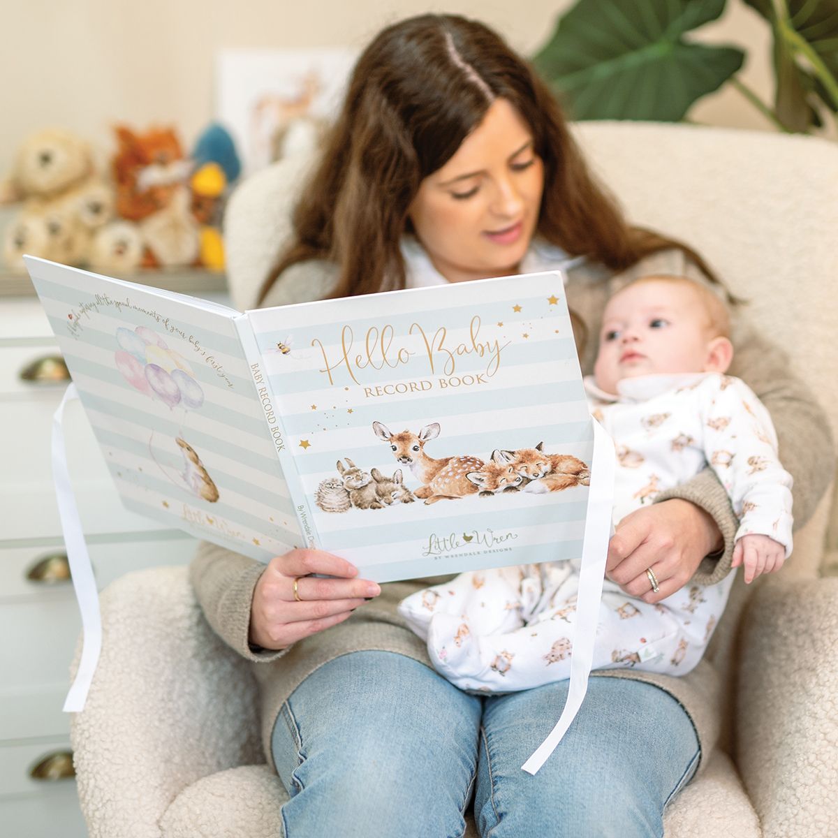 Wrendale 'Little Wren' Baby Record Book