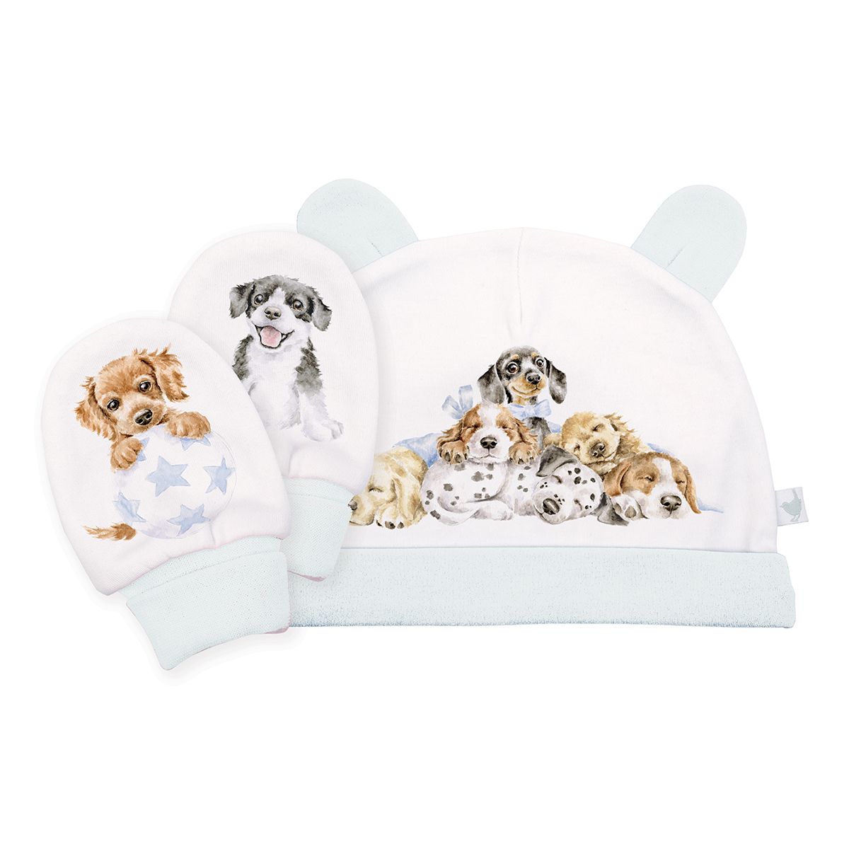 Little Wren 'Little Paws' Dog Hat and Mitten Set