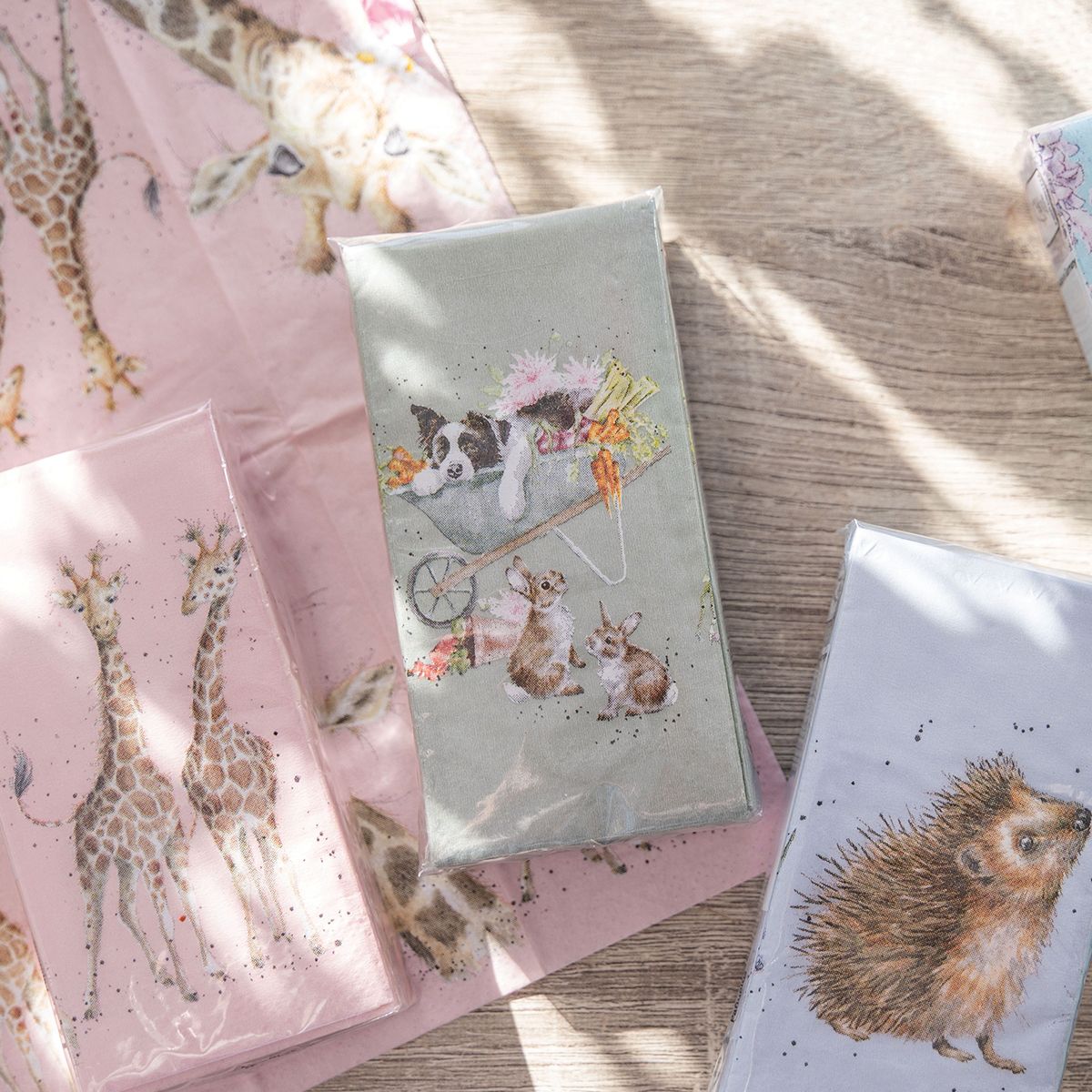 Garden Friends Pocket Tissue Sleeping on the Job